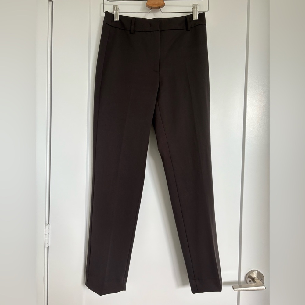 MAXMARA Espresso Straight Leg Trousers Pants, Size 26